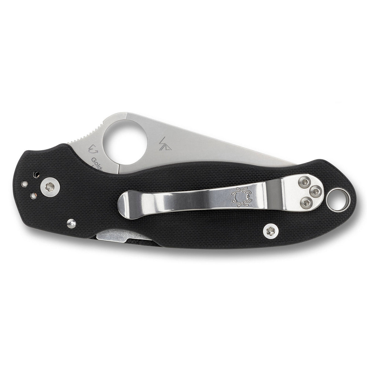 SPYDERCO PARA 3 G10 BLK PLAINEDGE - Get Tight Gear