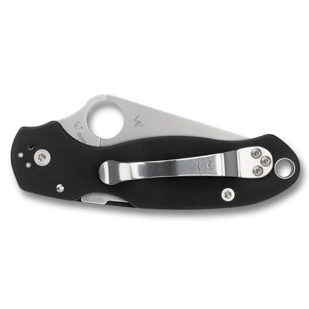 SPYDERCO PARA 3 G10 BLK PLAINEDGE - Get Tight Gear