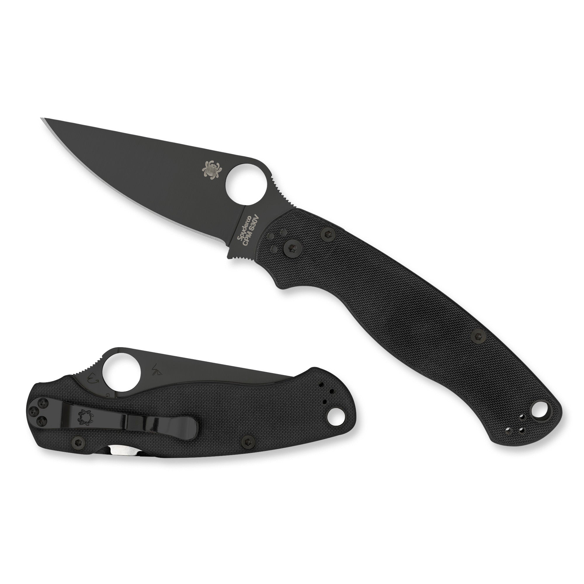 SPYDERCO PARA MILITARY 2 G10 BLK BLD - Get Tight Gear