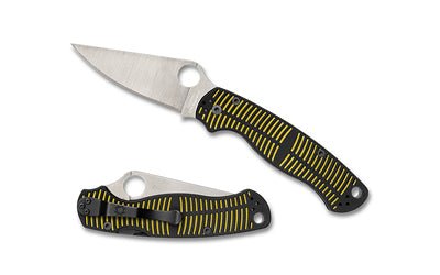 SPYDERCO PARA MILITARY 2 SALT YLW/BK - Get Tight Gear