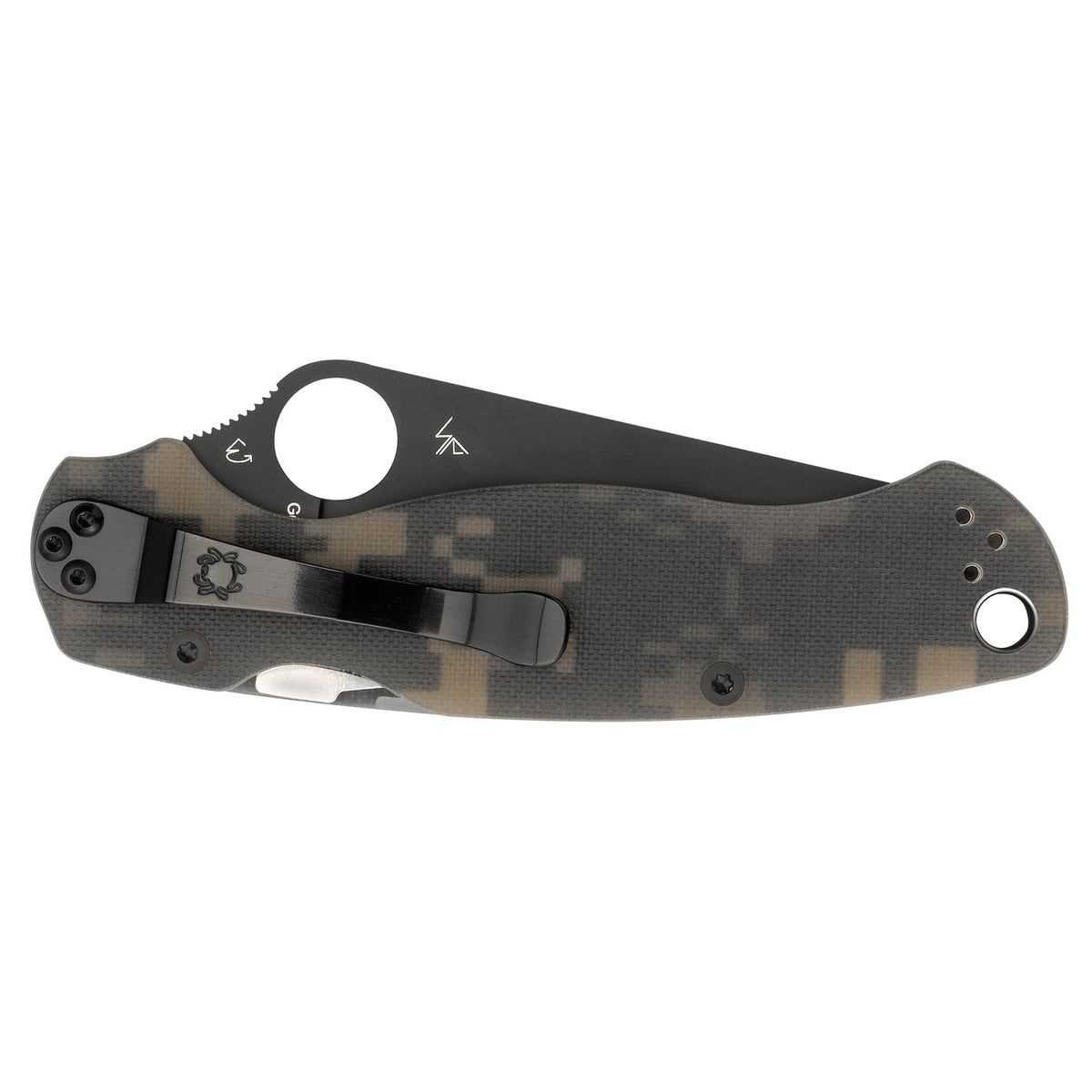 SPYDERCO PARA MILITARY2 CAMO G10 PLN - Get Tight Gear