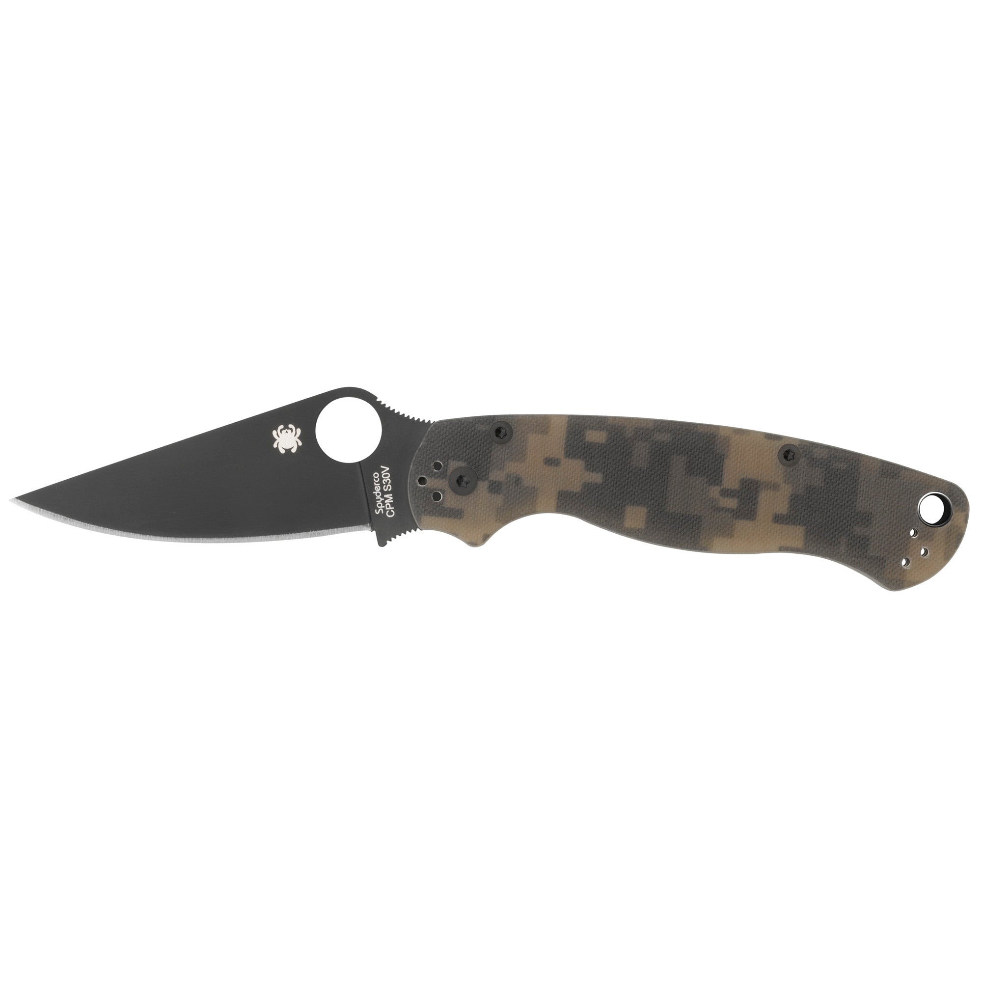 SPYDERCO PARA MILITARY2 CAMO G10 PLN - Get Tight Gear