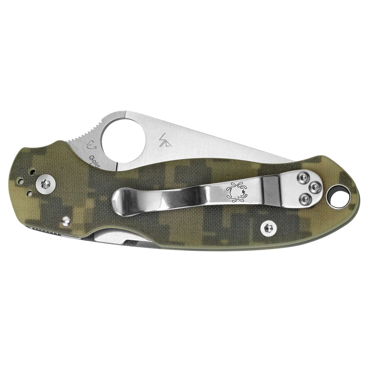 SPYDERCO PARA3 G10 CAMO PLAINEDGE - Get Tight Gear