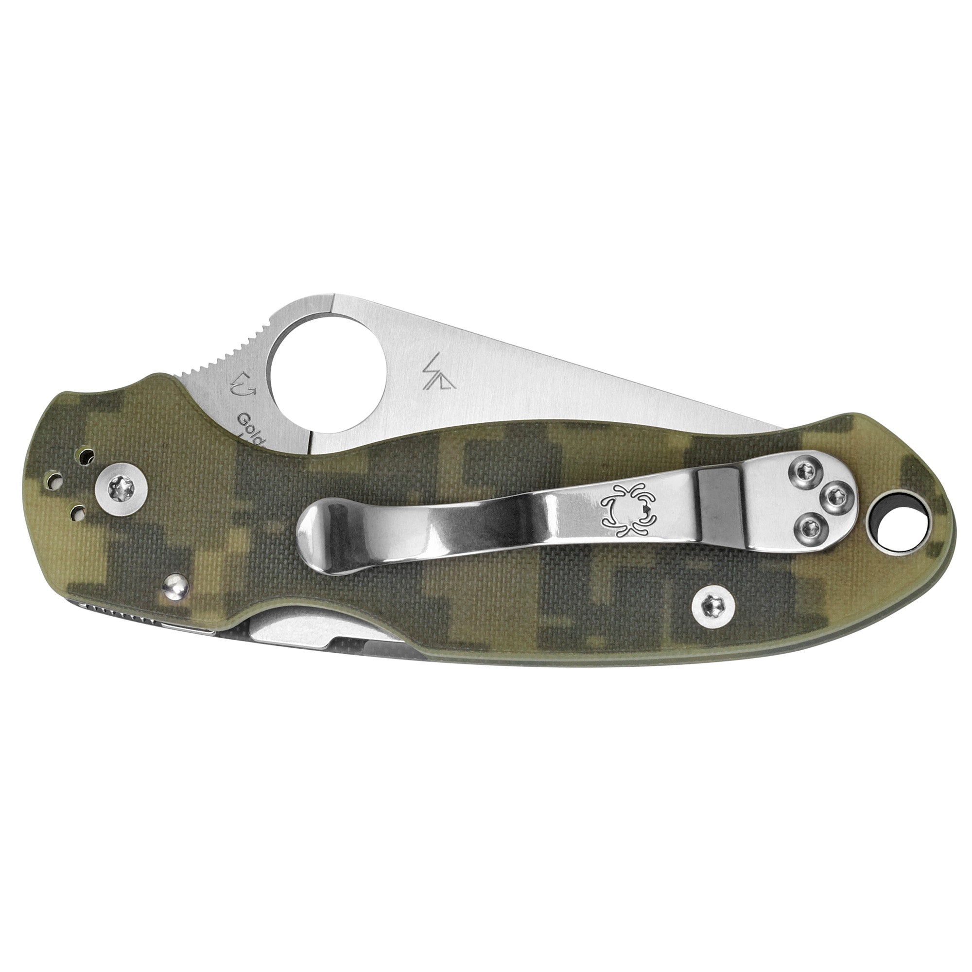 SPYDERCO PARA3 G10 CAMO PLAINEDGE - Get Tight Gear