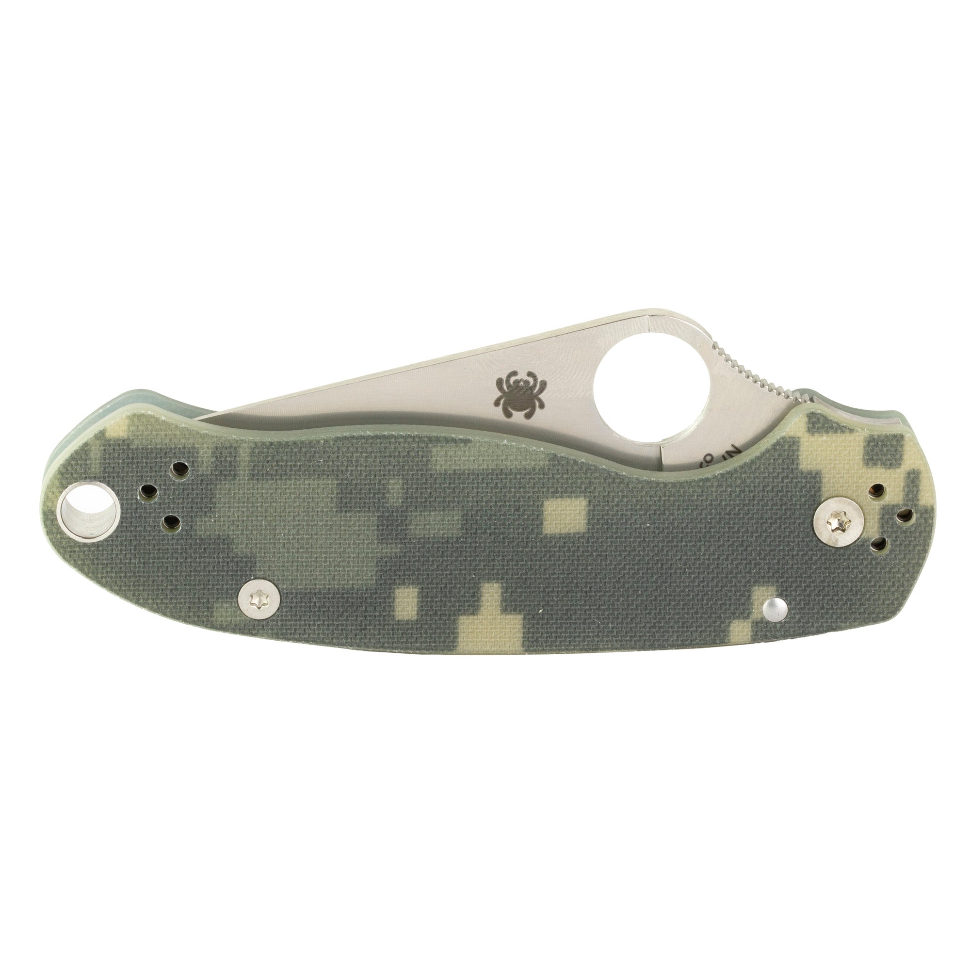 SPYDERCO PARA3 G10 CAMO PLAINEDGE - Get Tight Gear