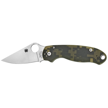 SPYDERCO PARA3 G10 CAMO PLAINEDGE - Get Tight Gear