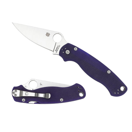 SPYDERCO PARAMILITARY2 BLUE G10 PLN - Get Tight Gear