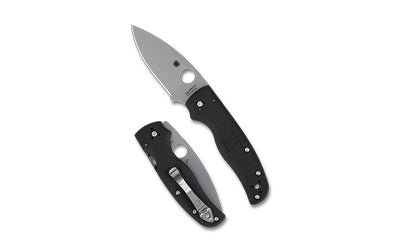 SPYDERCO SHAMAN LTWT 3.58 BLK/SLV - Get Tight Gear