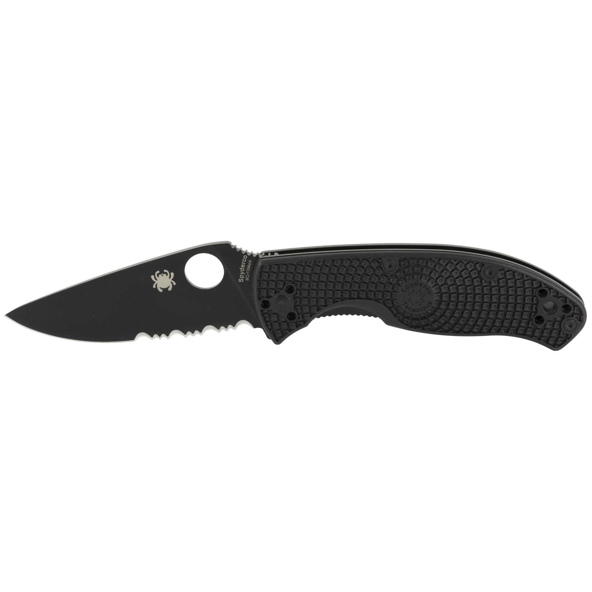 SPYDERCO TENACIOUS LTWGHT 3.39 BLK - Get Tight Gear