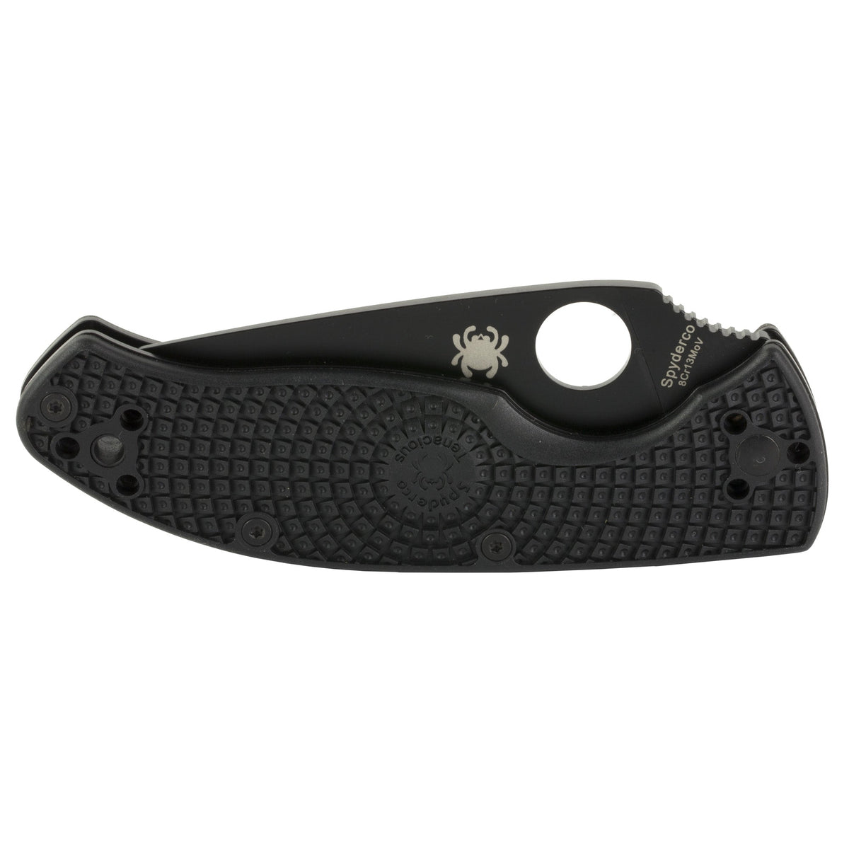SPYDERCO TENACIOUS LTWGHT 3.39 BLK - Get Tight Gear