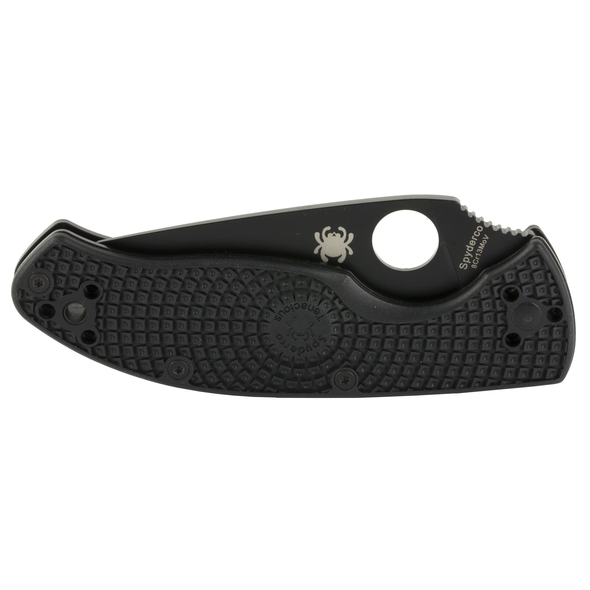 SPYDERCO TENACIOUS LTWGHT 3.39 BLK - Get Tight Gear