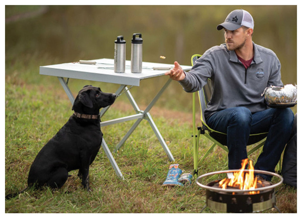 Square Dining Table Silver - Get Tight Gear