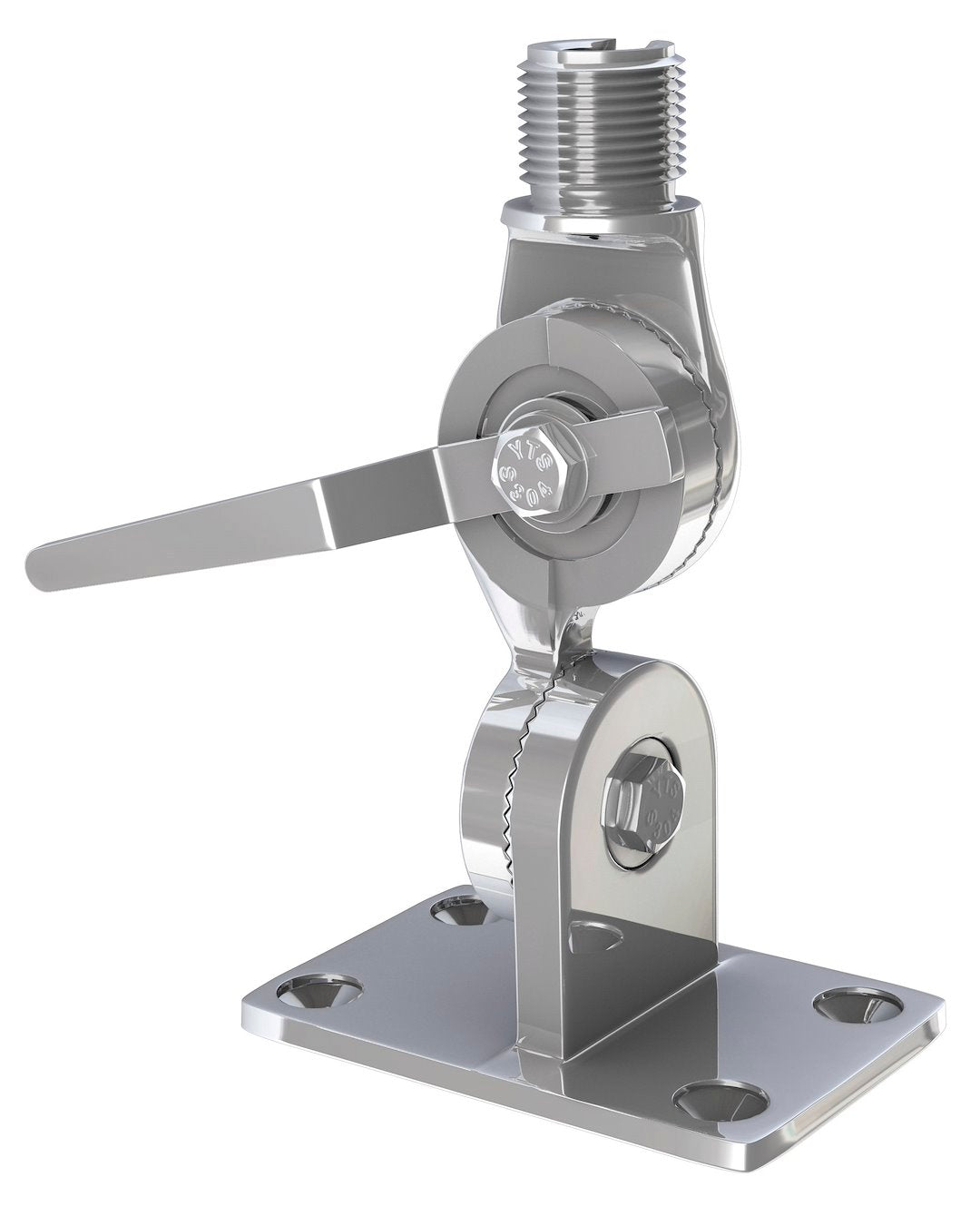 STAINLESS RATCHET VHF ANTENNA MOUNT - Get Tight Gear