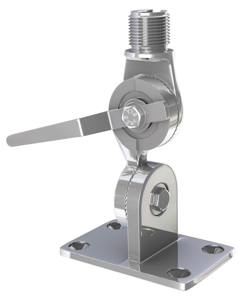 STAINLESS RATCHET VHF ANTENNA MOUNT - Get Tight Gear