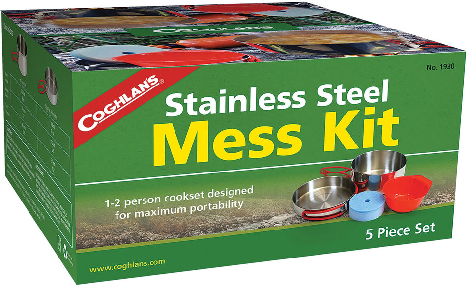 Stainless Steel Mess Kit - Get Tight Gear
