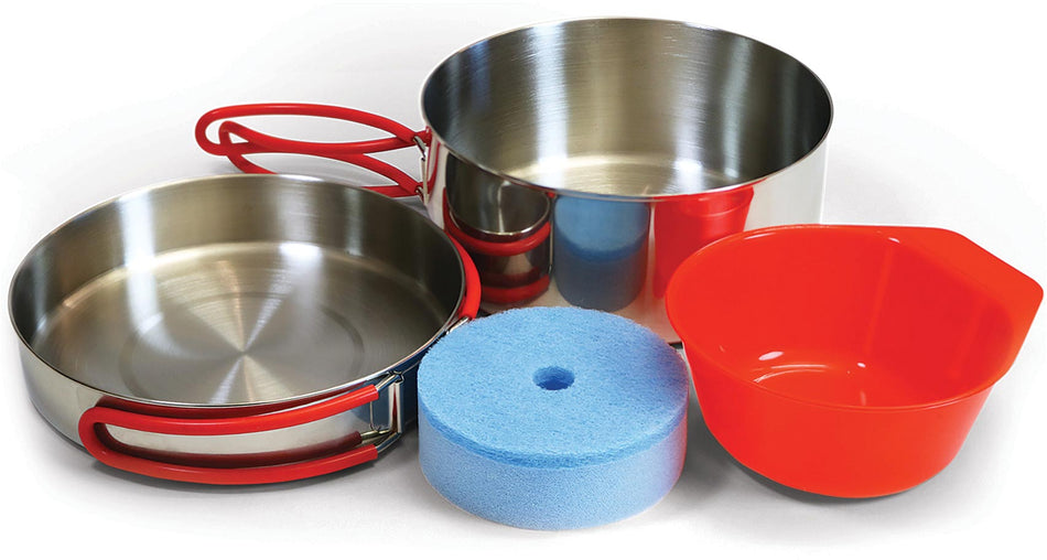 Stainless Steel Mess Kit - Get Tight Gear