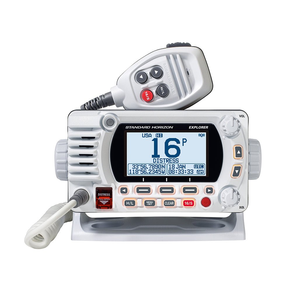 Standard Horizon GX1850 Fixed Mount VHF - NMEA 2000 - White - Get Tight Gear