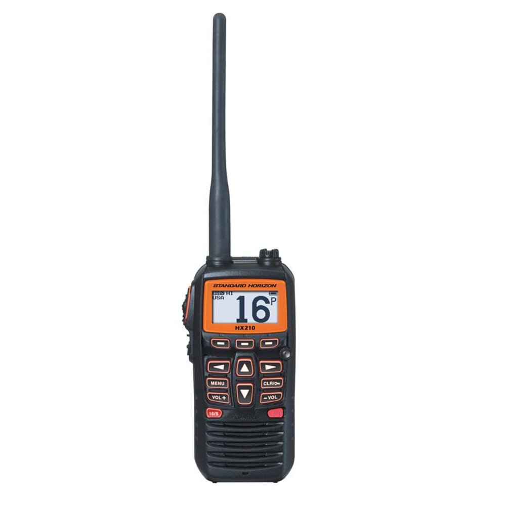 Standard Horizon HX210 6W Floating Handheld Marine VHF Transceiver - Get Tight Gear