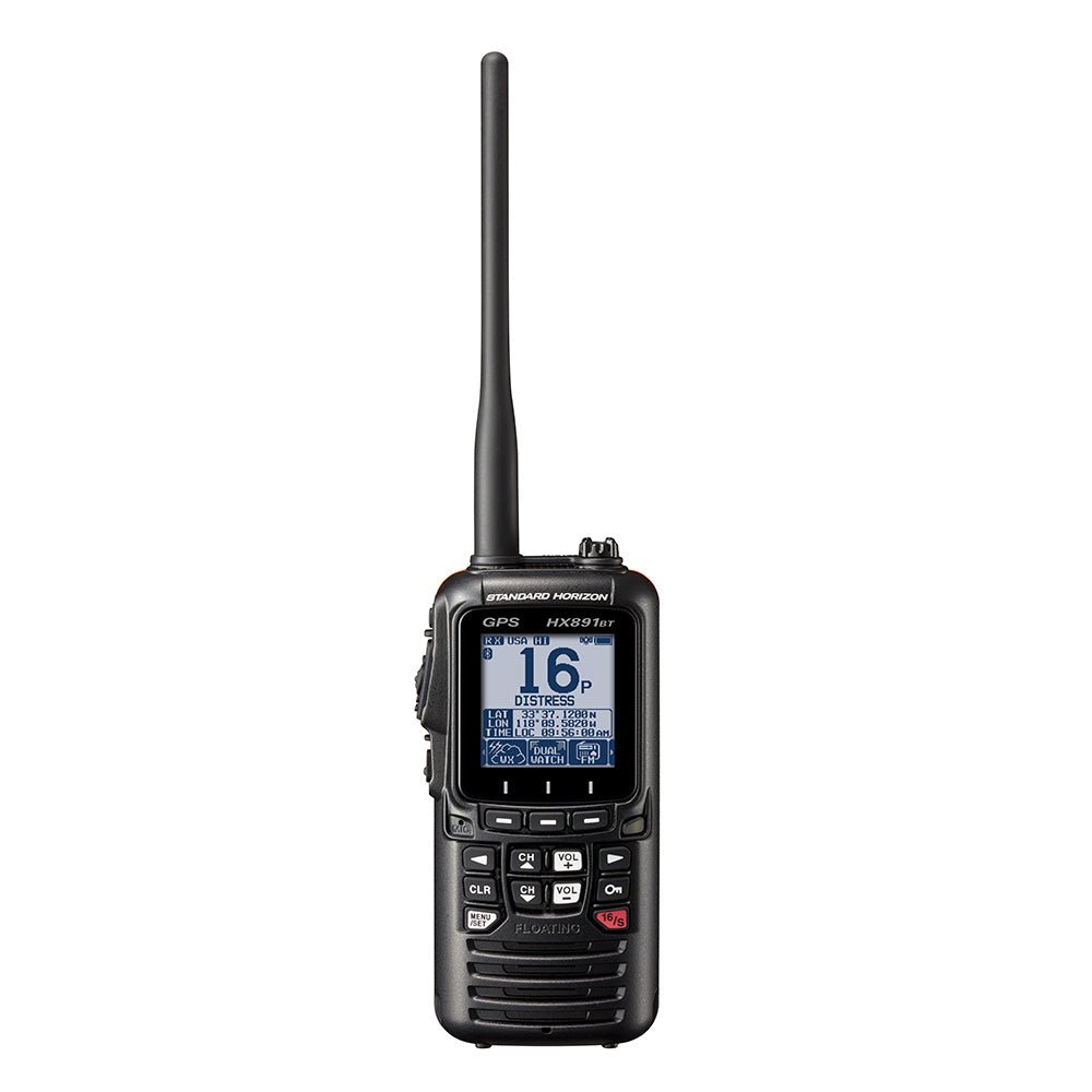Standard Horizon HX891BT Handheld VHF w/Bluetooth - Black - Get Tight Gear