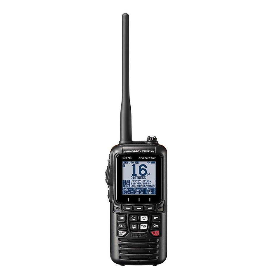 Standard Horizon HX891BT Handheld VHF w/Bluetooth - Black - Get Tight Gear
