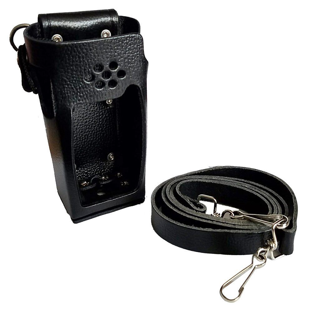 Standard Horizon Leather Case w/Belt Loop & Shoulder Strap - Get Tight Gear