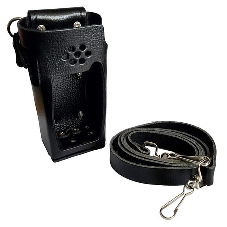 Standard Horizon Leather Case w/Belt Loop & Shoulder Strap - Get Tight Gear