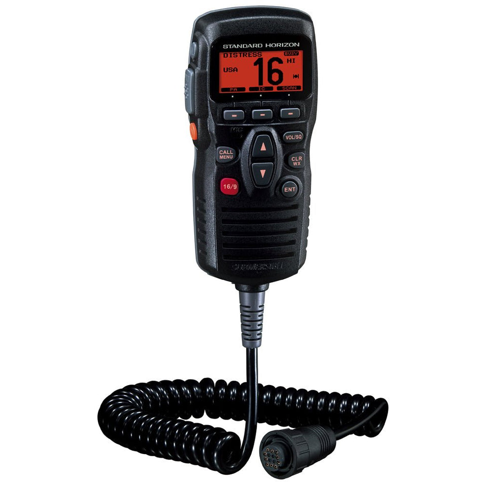 Standard Horizon RAM3+ Remote Station Microphone - Black - Get Tight Gear