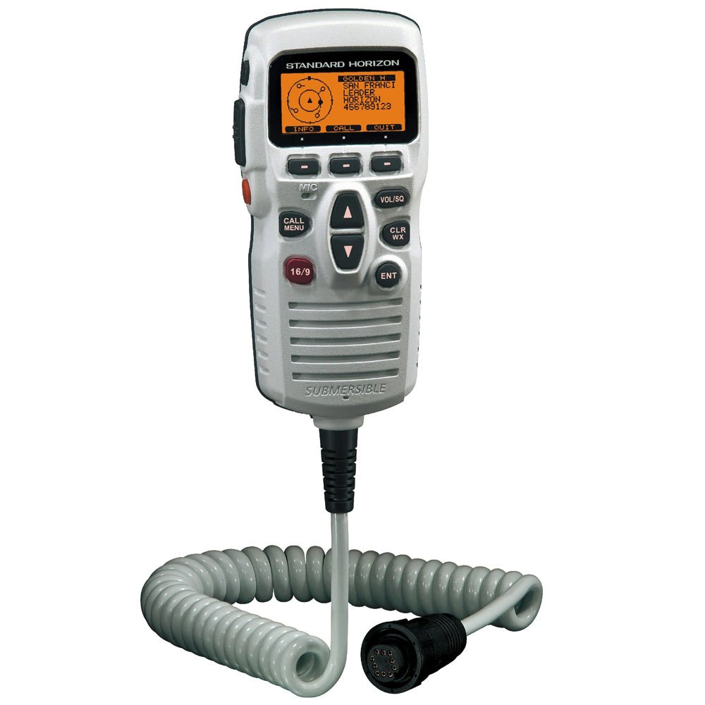 Standard Horizon RAM3+ Remote Station Microphone - White - Get Tight Gear