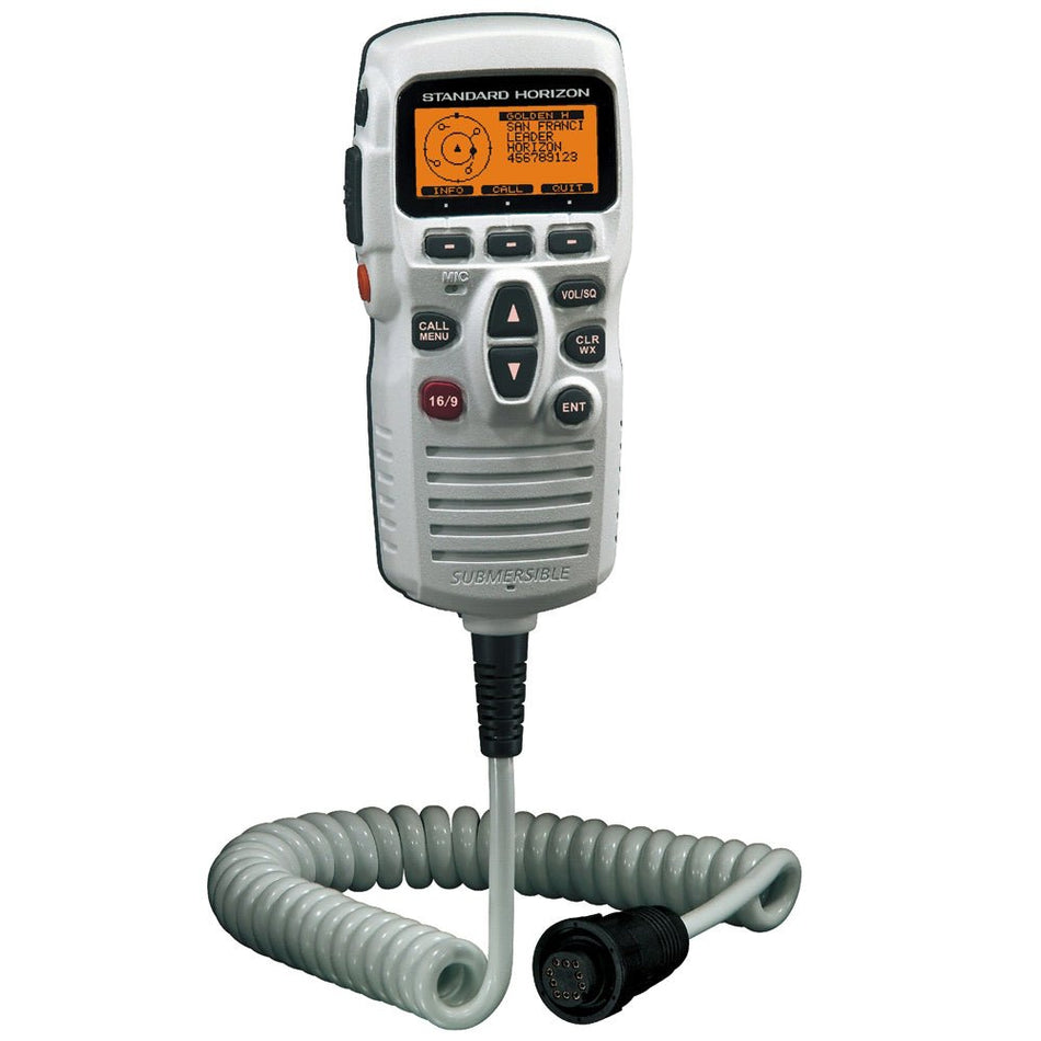 Standard Horizon RAM3+ Remote Station Microphone - White - Get Tight Gear