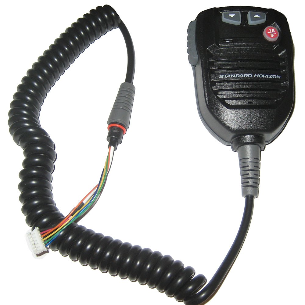 Standard Horizon Replacement VHF Mic f/GX2000B, GX2100B, GX2150B, GX2200B - Black - Get Tight Gear