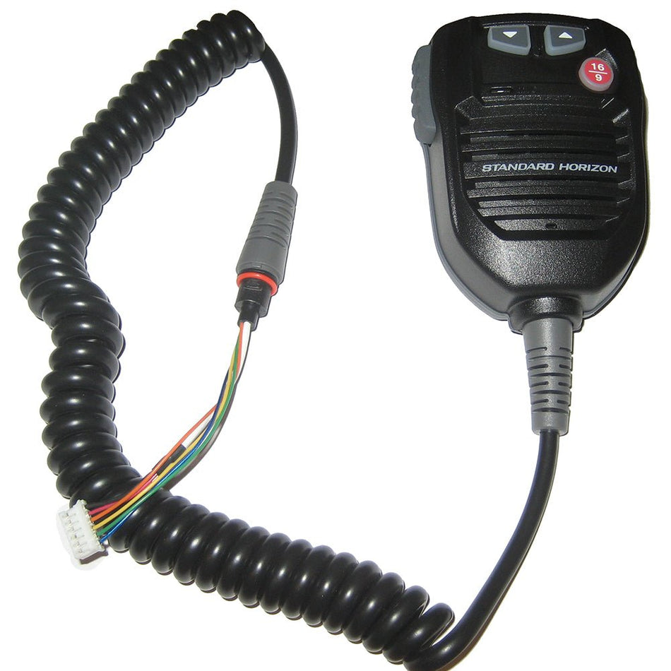 Standard Horizon Replacement VHF Mic f/GX2000B, GX2100B, GX2150B, GX2200B - Black - Get Tight Gear