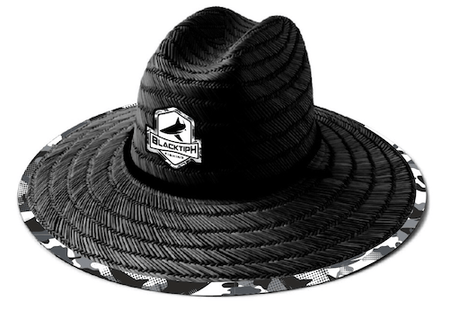 Straw Hat Snow Shark Camo - Black - Get Tight Gear