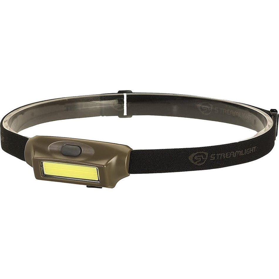 Streamlight Bandit Rechargeable Headlamp Coyote Green LED and White Light 180 Lumens - Get Tight Gear