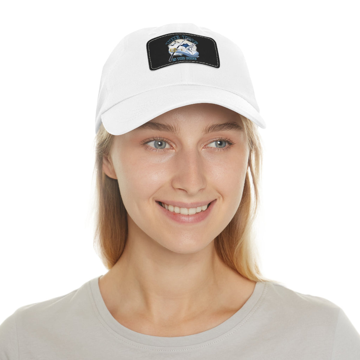 Stylish Dad Hat with Leather Patch, Unique Gift for Him, Casual Cap for Dads, Outdoor Adventures, Father's Day, Birthday Gift - Get Tight Gear