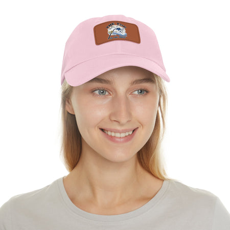 Stylish Dad Hat with Leather Patch, Unique Gift for Him, Casual Cap for Dads, Outdoor Adventures, Father's Day, Birthday Gift - Get Tight Gear