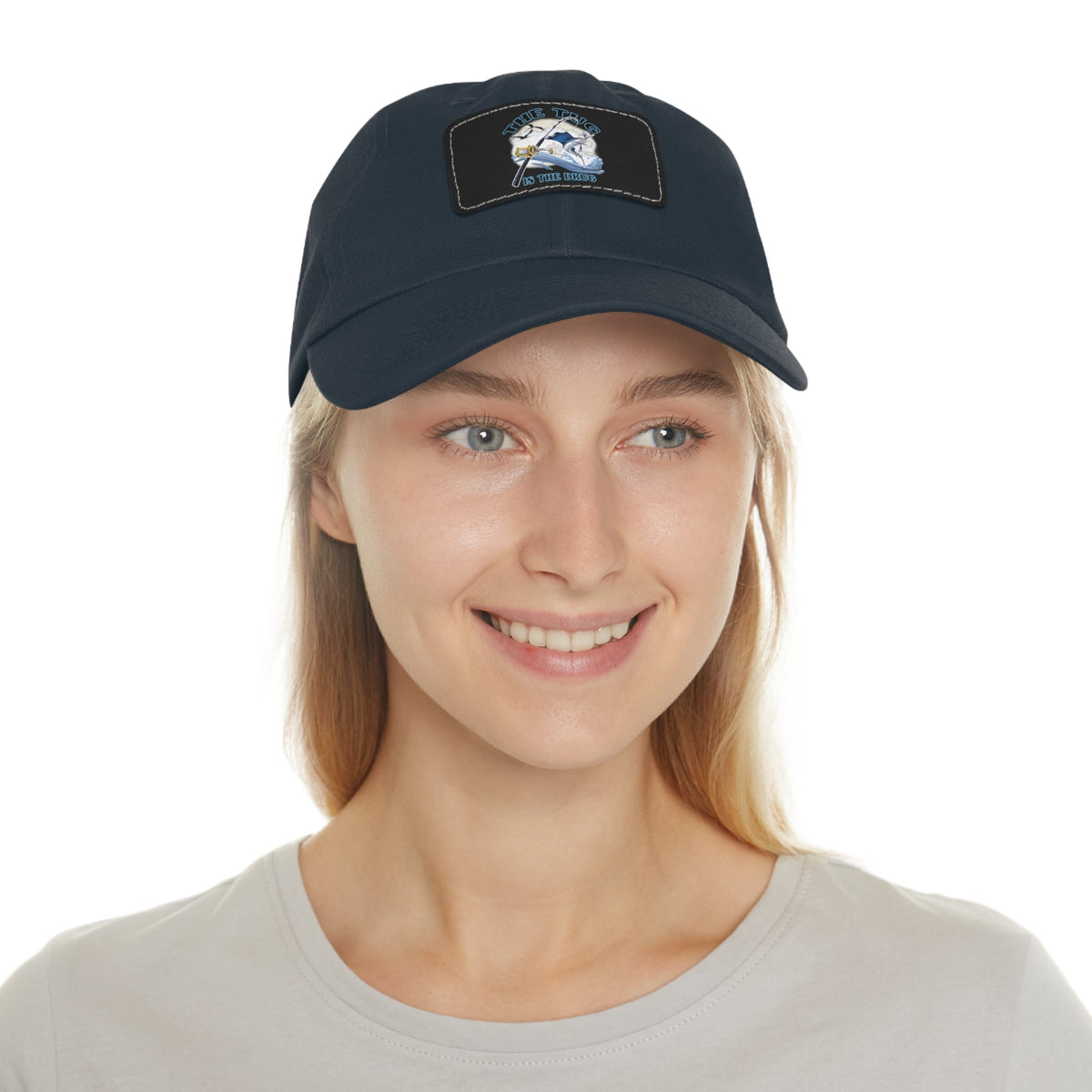 Stylish Dad Hat with Leather Patch, Unique Gift for Him, Casual Cap for Dads, Outdoor Adventures, Father's Day, Birthday Gift - Get Tight Gear