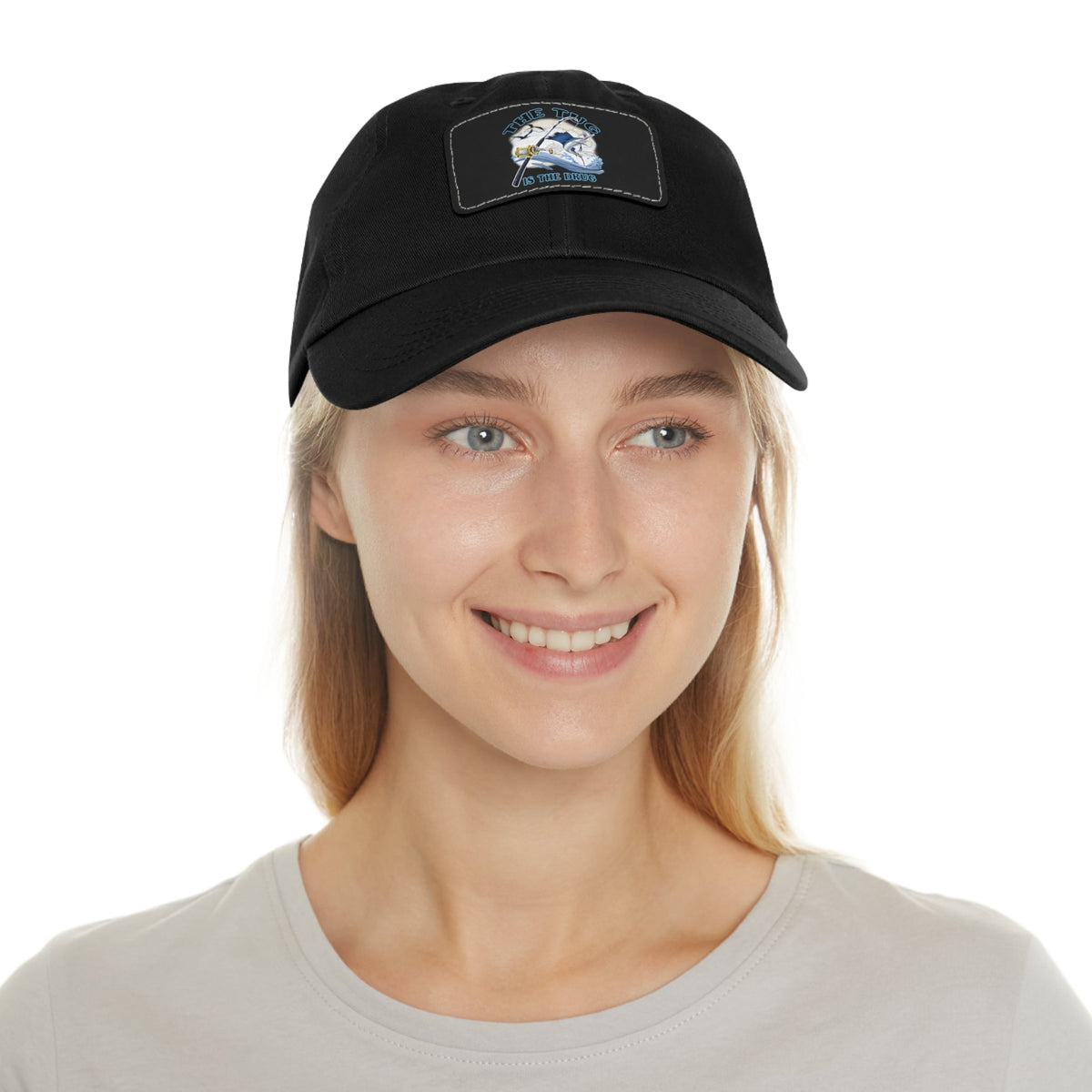 Stylish Dad Hat with Leather Patch, Unique Gift for Him, Casual Cap for Dads, Outdoor Adventures, Father's Day, Birthday Gift - Get Tight Gear
