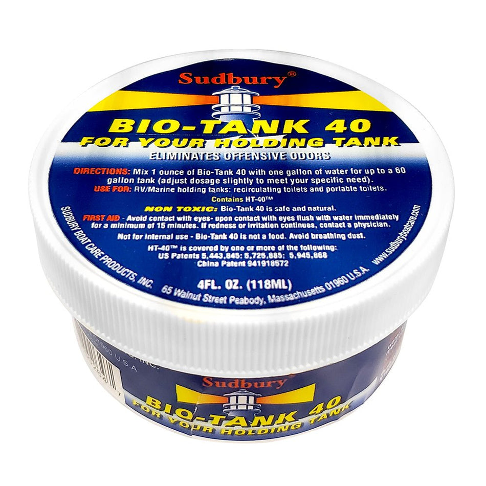 Sudbury Bio - Tank 40 Holding Tank Treatment - 4oz - Get Tight Gear