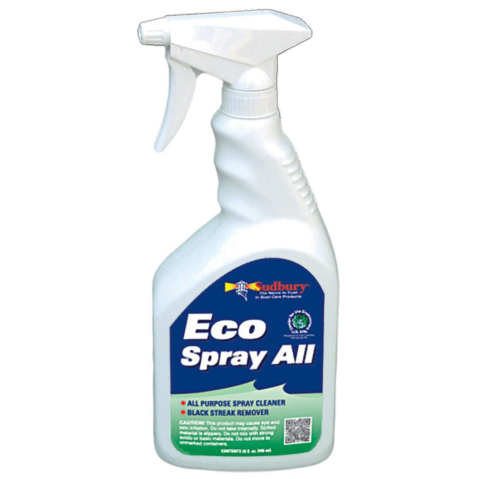 Sudbury Eco Spray All & Black Steak Remover - 32oz Spray - Get Tight Gear