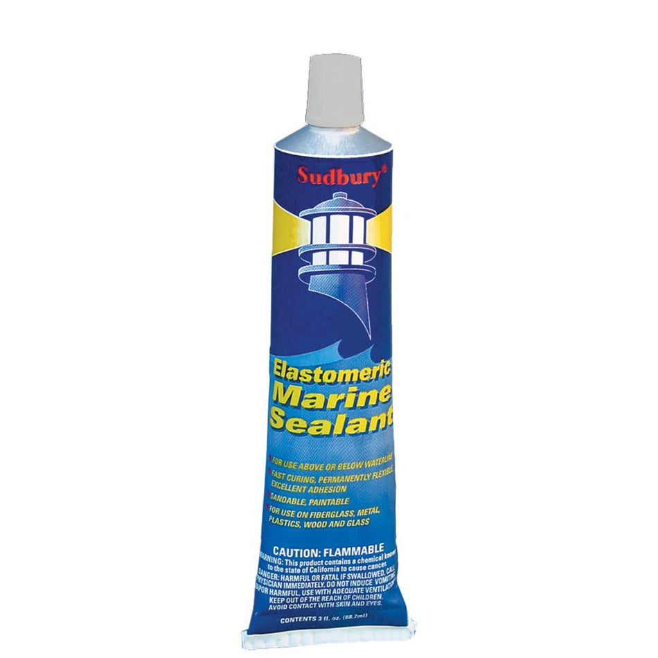 Sudbury Elastomeric 3 oz (89ml) Sealant Tube - Clear - Get Tight Gear