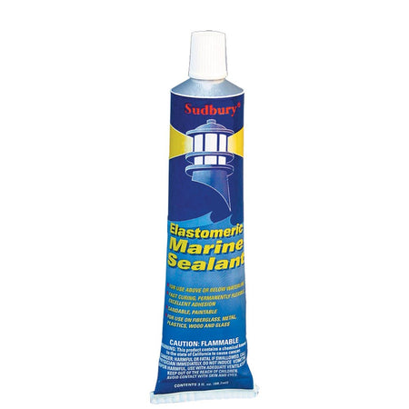 Sudbury Elastomeric 3 oz (89ml) Sealant Tube - White - Get Tight Gear