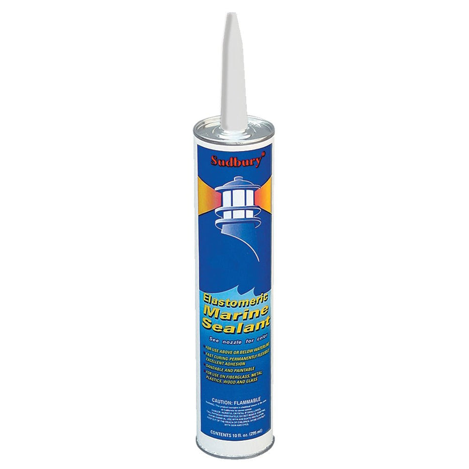 Sudbury Elastomeric Marine Sealant - 10oz Cartridge - Clear - Get Tight Gear