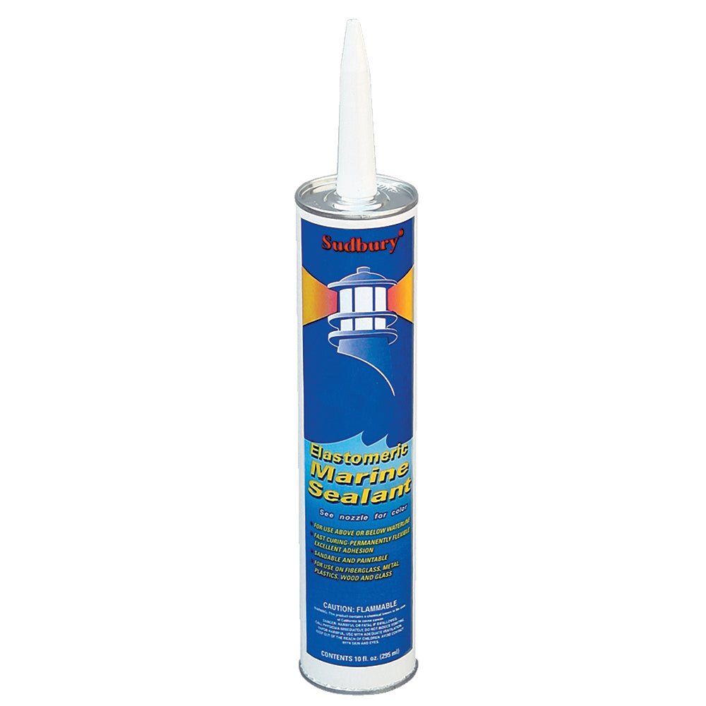 Sudbury Elastomeric Marine Sealant - 10oz Cartridge - White - Get Tight Gear