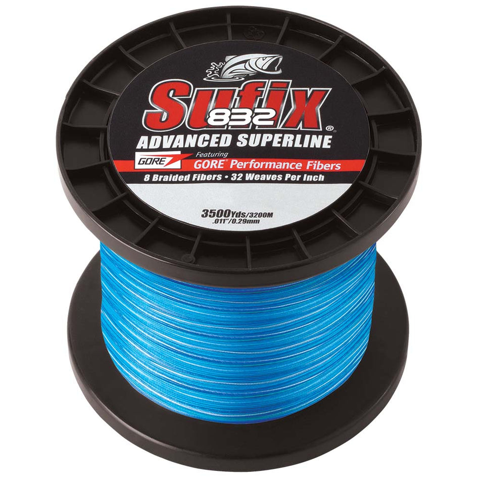 Sufix 832 Advanced Superline Braid - 30lb - Coastal Camo - 3500 yds - Get Tight Gear