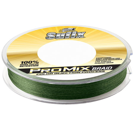 Sufix ProMix Braid - 20lb - Low - Vis Green - 300 yds - Get Tight Gear