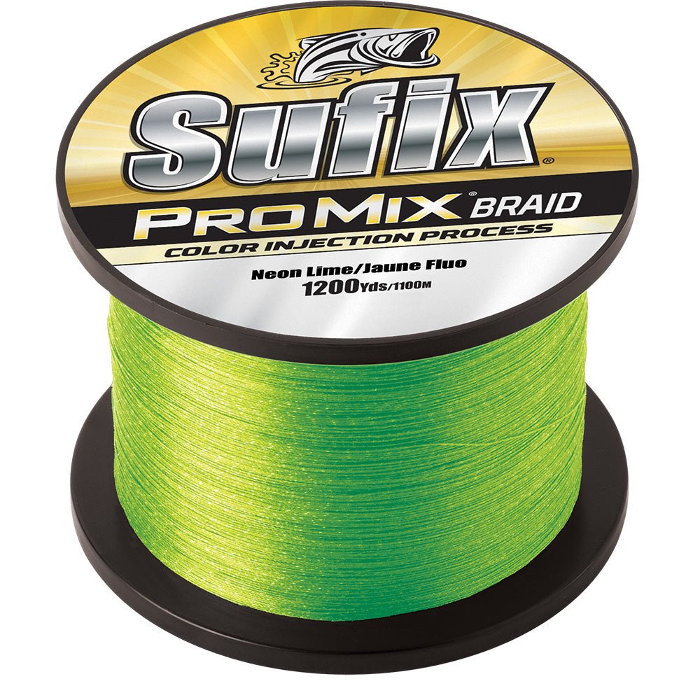 Sufix ProMix Braid - 40lb - Neon Lime - 1200 yds - Get Tight Gear