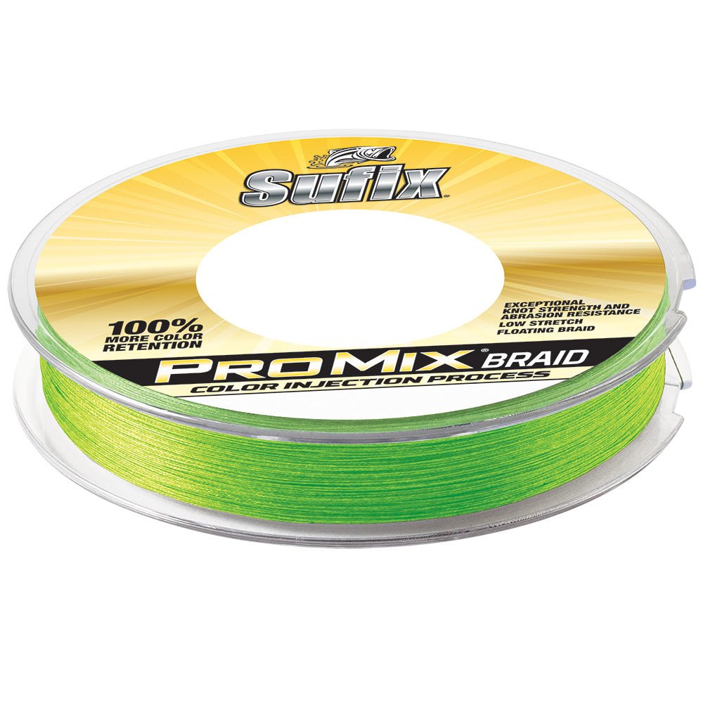 Sufix ProMix Braid - 50lb - Neon Lime - 300 yds - Get Tight Gear