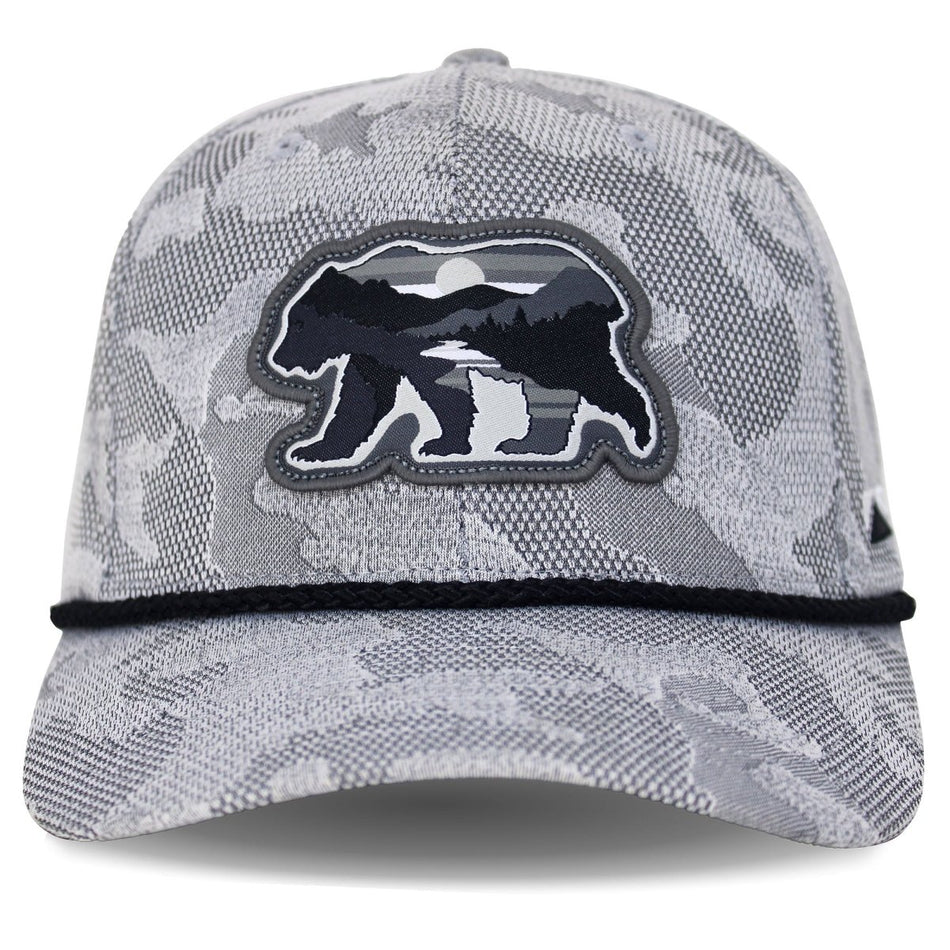 Sunset Bear Cloud Texture 5 - Panel Rope Cap - Get Tight Gear