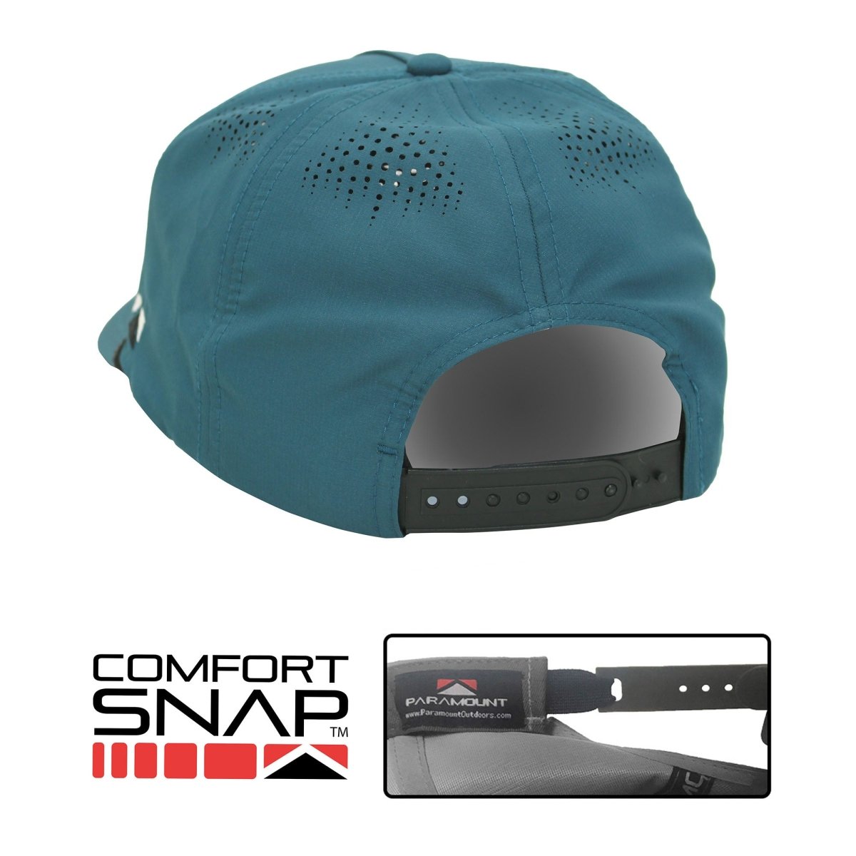 Sunset Fish Silhouette 5 - Panel Performance Rope Cap - Get Tight Gear