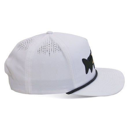 Sunset Fish Silhouette 5 - Panel Performance Rope Cap - Get Tight Gear